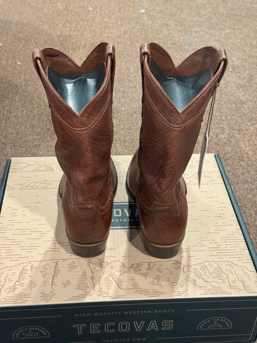 Tecovas 'The Jasper' - Russet Smooth Ostrich - Picture 3 of 8